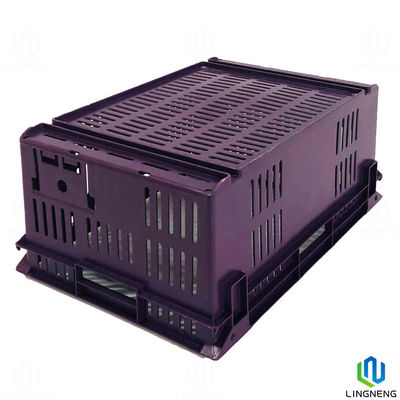 48L Plastic Fruit Vegetable Crates , Large Plastic Crates For Storage