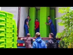 Logística Contenedores industriales de almacenamiento de plástico Rectángulo para una cadena de suministro sostenible