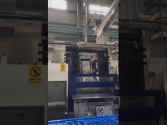 Paletas de plástico de uso pesado de color azul apilables paleta de plástico de 4 vías 1200 x 1000